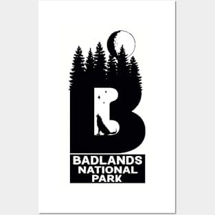 Badlands National Park South Dakota Laptop Bumper Posters and Art